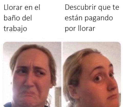 llorar en el trabajo